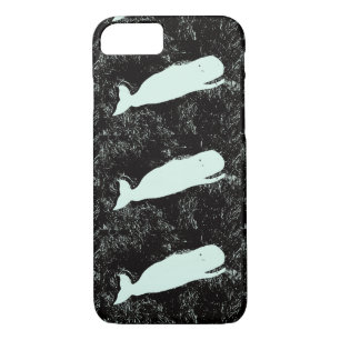 witte walvissen Case-Mate iPhone case