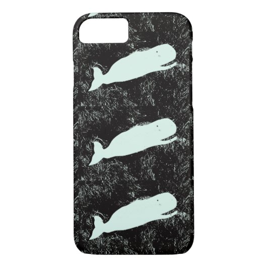 witte walvissen Case-Mate iPhone case (Achterkant)