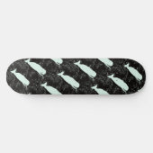 Witte walvissen zwarte Thunder_Cove Persoonlijk Skateboard (Horizontaal)