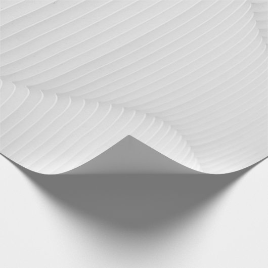 Witte wand met textuur cadeaupapier (Hoek)