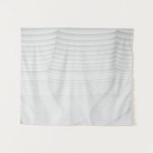 Witte wand met textuur wandkleed (Voorkant (horizontaal))