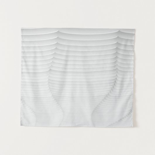 Witte wand met textuur wandkleed (Voorkant (horizontaal))