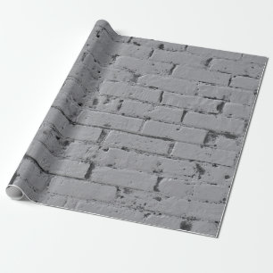 Witte wand van de Brick Cadeaupapier