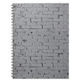 Witte wand van de Brick Notitieboek (Voorkant)