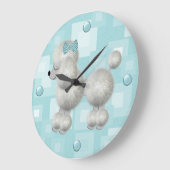 witte wandklok (Hoek)