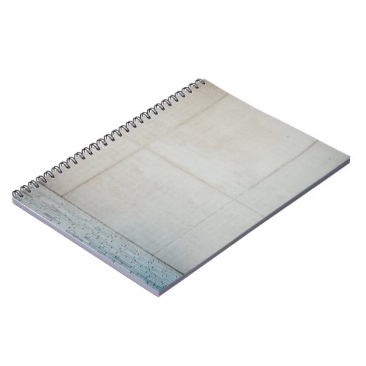 Witte wandtegels notitieboek (Linkerzijde)