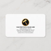 Witte Wandverf Startpagina Verf. Visitekaartje (Achterkant)