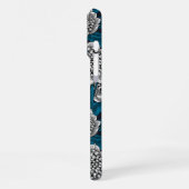 Witte waratabloemen iPhone hoesje (Linkerkant)