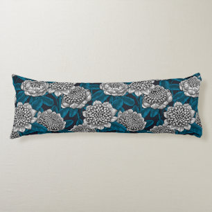 Witte waratabloemen lichaamskussen