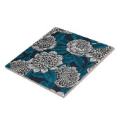 Witte waratabloemen tegeltje (Zijkant)