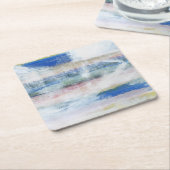 Witte was II Kartonnen Onderzetters (Schuin)