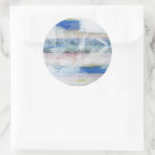 Witte was II Ronde Sticker (Tas)