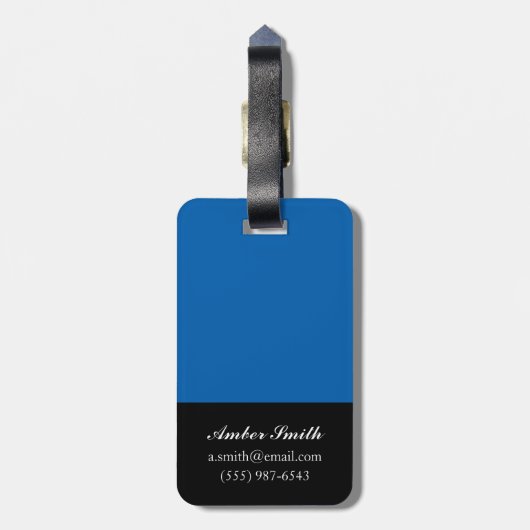 Witte was III Bagagelabel (Achterkant verticaal)