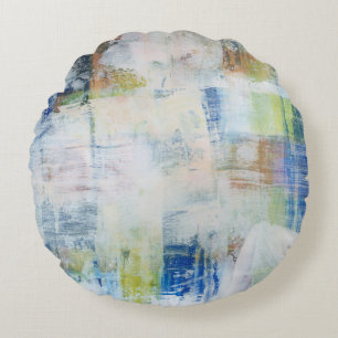 Witte was III Rond Kussen