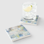 Witte was III Stenen Onderzetter (Zijkant)