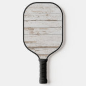 Witte Wash houten planken Pickleball Paddle (Voorkant)