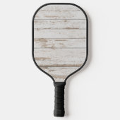 Witte Wash houten planken Pickleball Paddle (Achterkant)