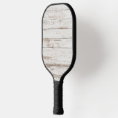 Witte Wash houten planken Pickleball Paddle (Links)