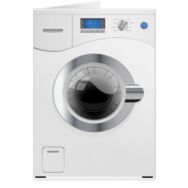 Witte wasmachine (Voorkant)
