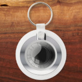 Witte wasmachine sleutelhanger (Achterkant)