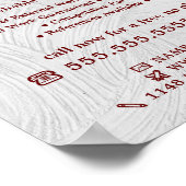 Witte wasverf, schilder en decorator poster (Hoek)