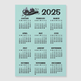 Witte Water Rafting 2025 Kalender Magnetische Kaar