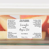 Witte Waterdichte Cosmetica Dropper Fles Labels (Aangebracht)