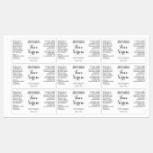 Witte waterdichte cosmetica druppelaar fles labels (Vel)