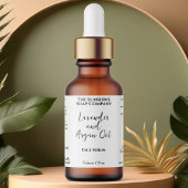 Witte waterdichte cosmetica druppelfles labels