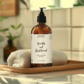 Witte waterdichte cosmetica fleslabel sparkling wijnetiket