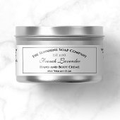 Witte Waterdichte Cosmetica Label 1 "x 7"