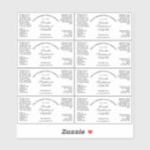 Witte Waterdichte Druppelfles Label 1.5 "x 3" (Vel)