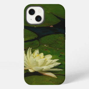 Witte Waterlelie I Vredige Bloemfotografie iPhone 13 Hoesje