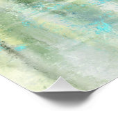 Witte waterlelie Nymphaea alba Poster (Hoek)