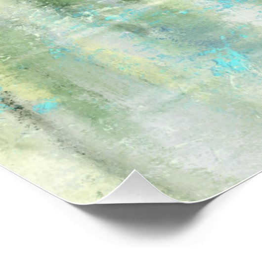 Witte waterlelie Nymphaea alba Poster (Hoek)