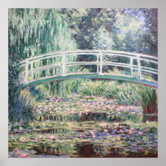 Witte Waterlelies | Claude Monet Poster (Voorkant)