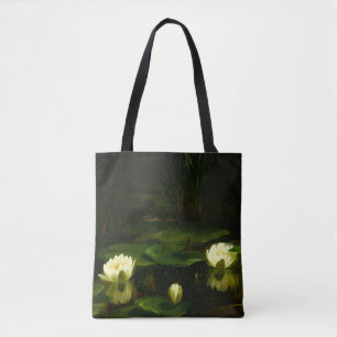 Witte Waterlelies door Anthonore Christensen Tote Bag