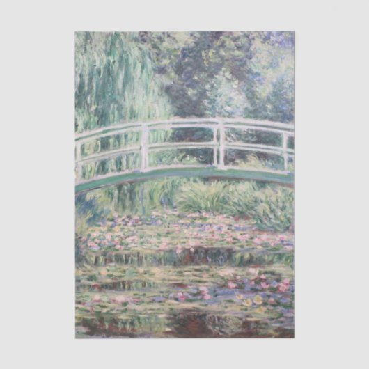Witte Waterlelies door Claude Monet Tissuepapier (Voorkant)