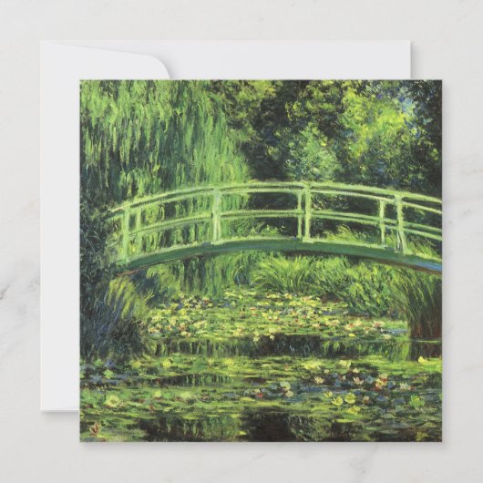 Witte waterlelies door Claude Monet, Vintage Kunst (Voorkant)