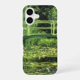 Witte Waterlelies door Claude Monet, Vintage Kunst iPhone 16 Hoesje