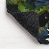 witte waterlievelingsmousepad muismat (Hoek)