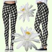 Witte waterlĳnen - Leggings van Floral