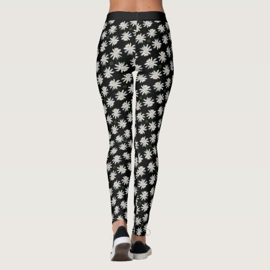 Witte waterlĳnen - Leggings van Floral (Achterkant)