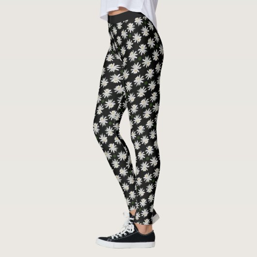Witte waterlĳnen - Leggings van Floral (Links)