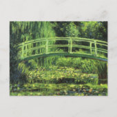 Witte waterlionen van Claude Monet,  kunst Briefkaart (Voorkant)