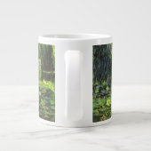 Witte waterlionen van Claude Monet,  kunst Grote Koffiekop (Achterkant)