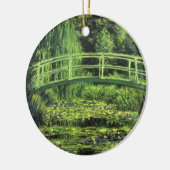 Witte waterlionen van Claude Monet,  kunst Keramisch Ornament (Links)