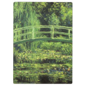 Witte waterlionen van Claude Monet,  kunst Klembord (Achterkant)