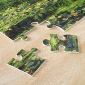 Witte waterlionen van Claude Monet,  kunst Legpuzzel (Zijkant)