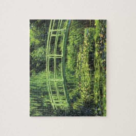 Witte waterlionen van Claude Monet,  kunst Legpuzzel (Verticaal)